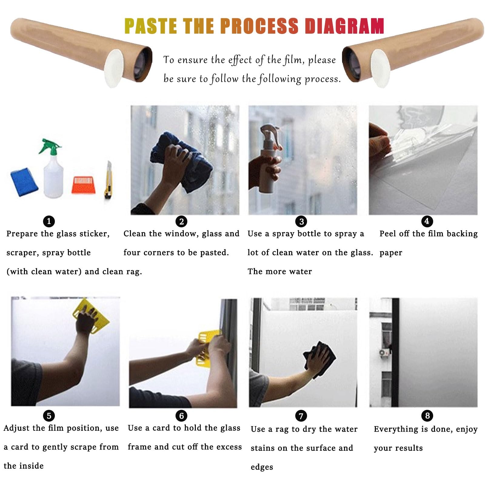 Wald 3D Fensterfolie Window Film Blickdicht Privatsphärefolie Fenster Dekorfolie Statisch Haftend Selbstklebende Glasaufkleber UV-Schutzfolie Ohne Klebstoff Abnehmbarer für Zuhause Büro Balkon