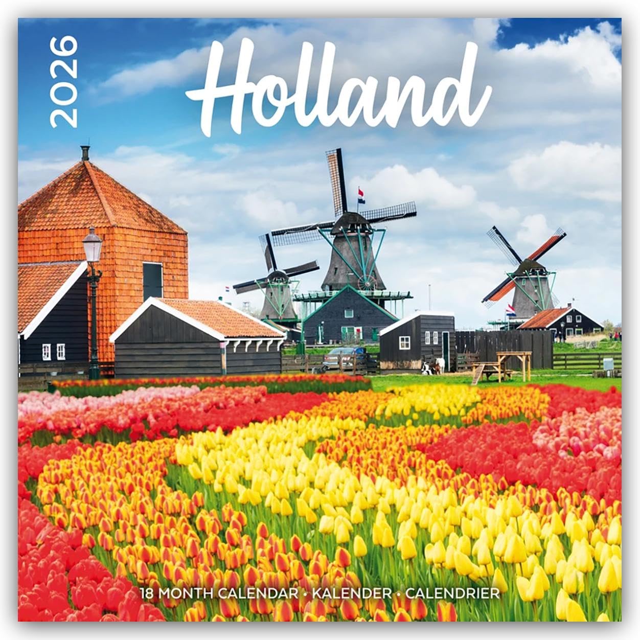 Holland – Niederlande 2026 – 16-Monatskalender – Original Plenty Gifts-Kalender [Mehrsprachig] [Kalender] (Wand-Kalender)
