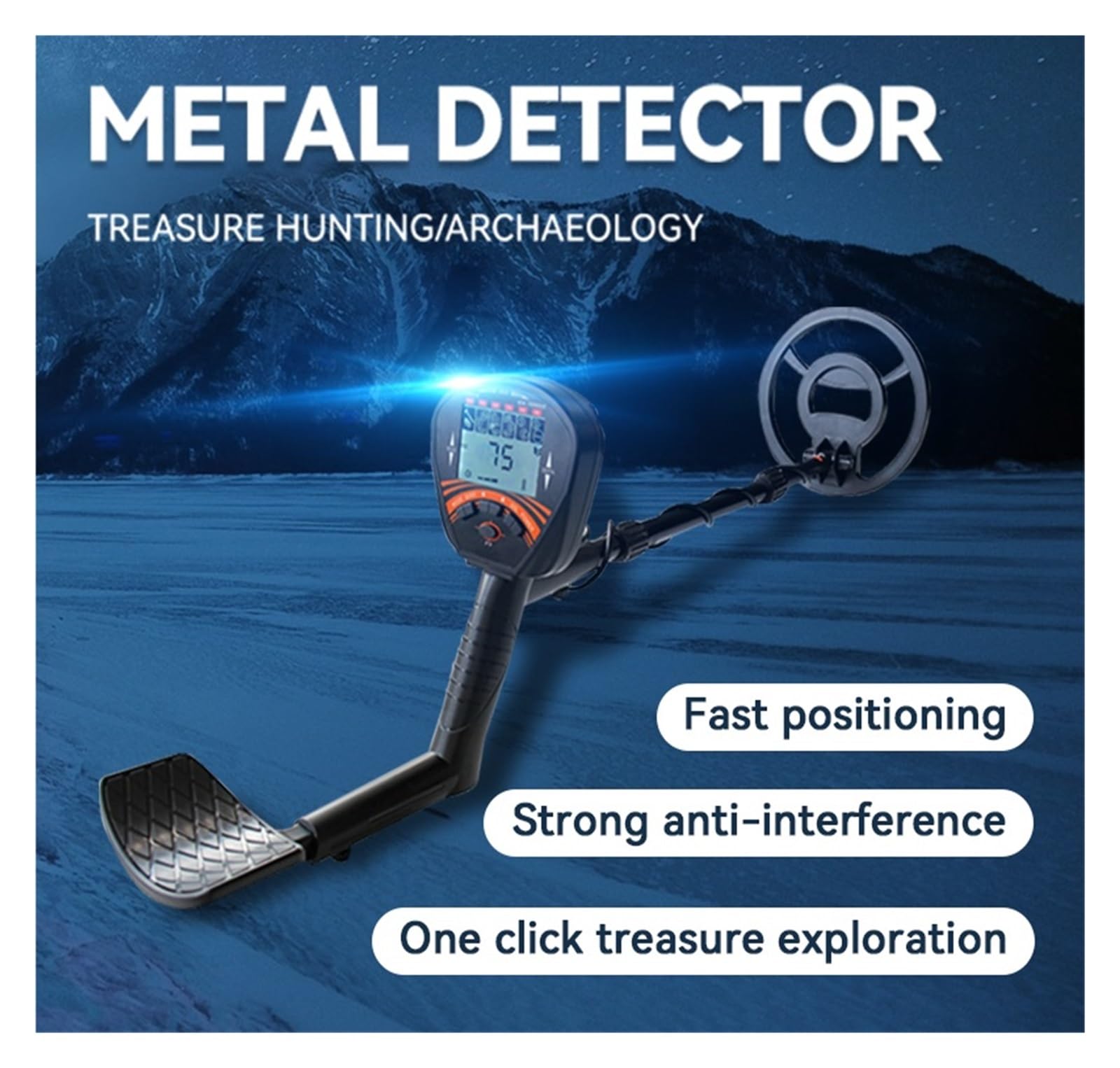 Detector De Metales Podziemny wykrywacz metali Pinpoint Cewka pozycjonująca Przenośny wykrywacz złota De Metales do wyszukiwania skarbów Wykrywaj bardziej efektywnie