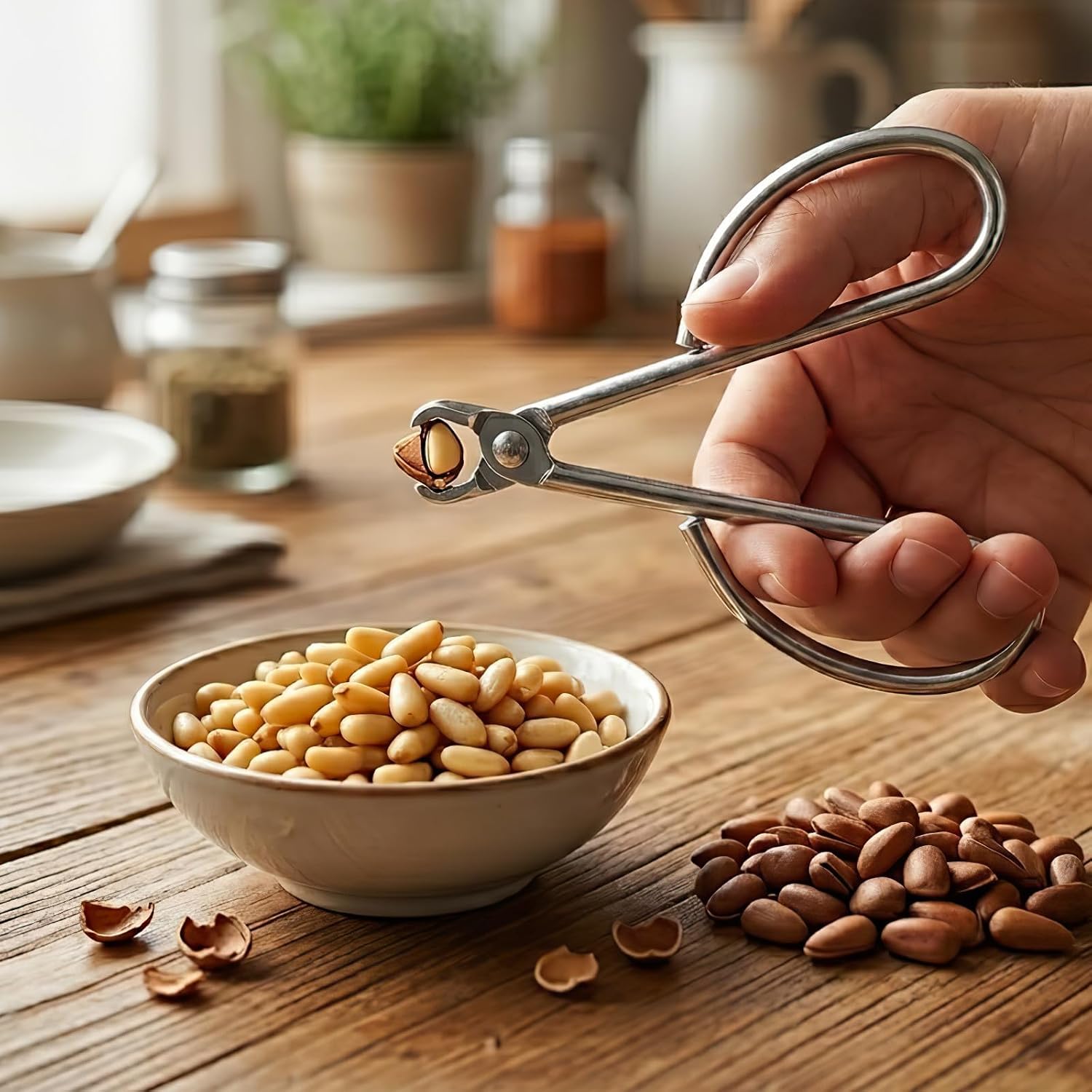 Stainless Steel Nut Opener for Hazelnut and Macadamia Kitchen Accessory image 4