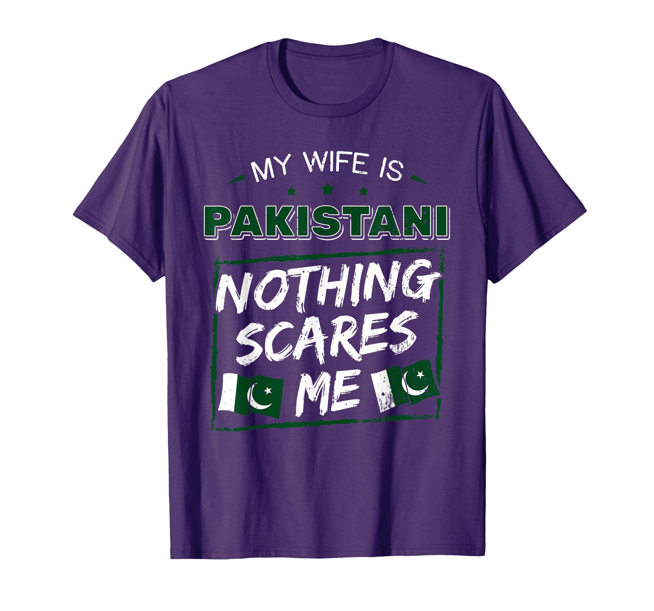 My Wife is Pakistani Pakistan Heritage Roots Flag Pride T-Shirt