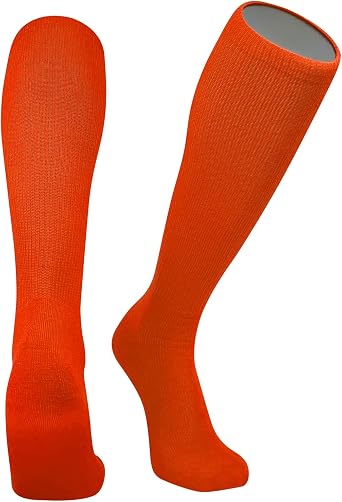 PEAR SOX All Sport Knee High Long Baseball Football Tube Socks, Orange
