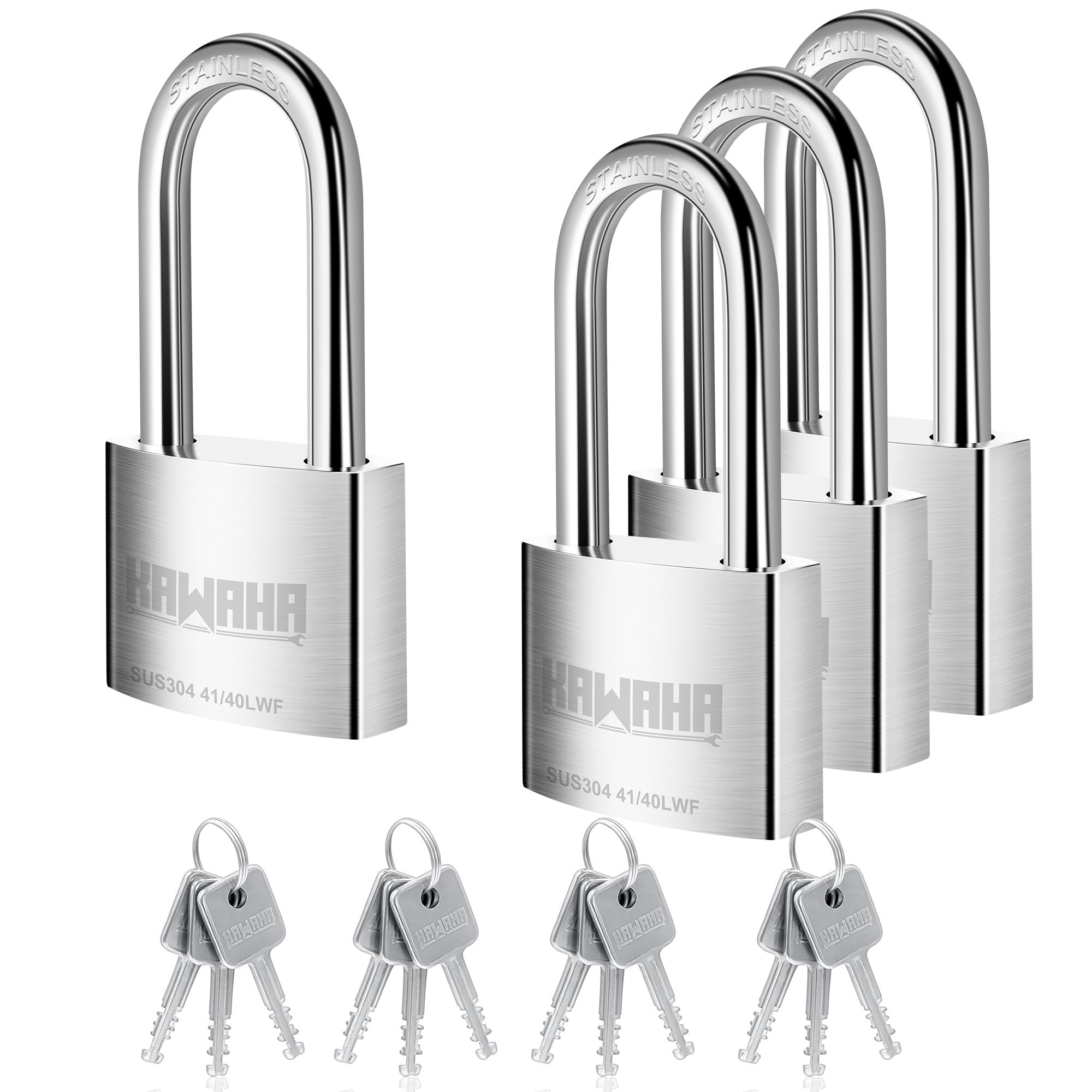 Lucchetto Octo, Acciaio, Arco In Acciaio, 40 Mm, Per Esterno, Cantieri - Foto 2