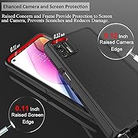 Vista 4 de TENCO Funda compatible con Moto G Stylus (2021), no compatible con Moto G Stylus 5G, con protector de pantalla, resistente, a prueba de golpes