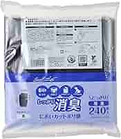 Amazon.co.jp: ストリックスデザイン 消臭袋 ポリ袋 240枚 黒
