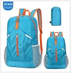 Levayhill 25L Foldable Hiking Backpack,Small Packable Daypack | Lightweight Collapsible Bag,Water Repellent Travel Basic-Daypack,Men Women Camping Cycling Rucksack Outdoor Back Pack