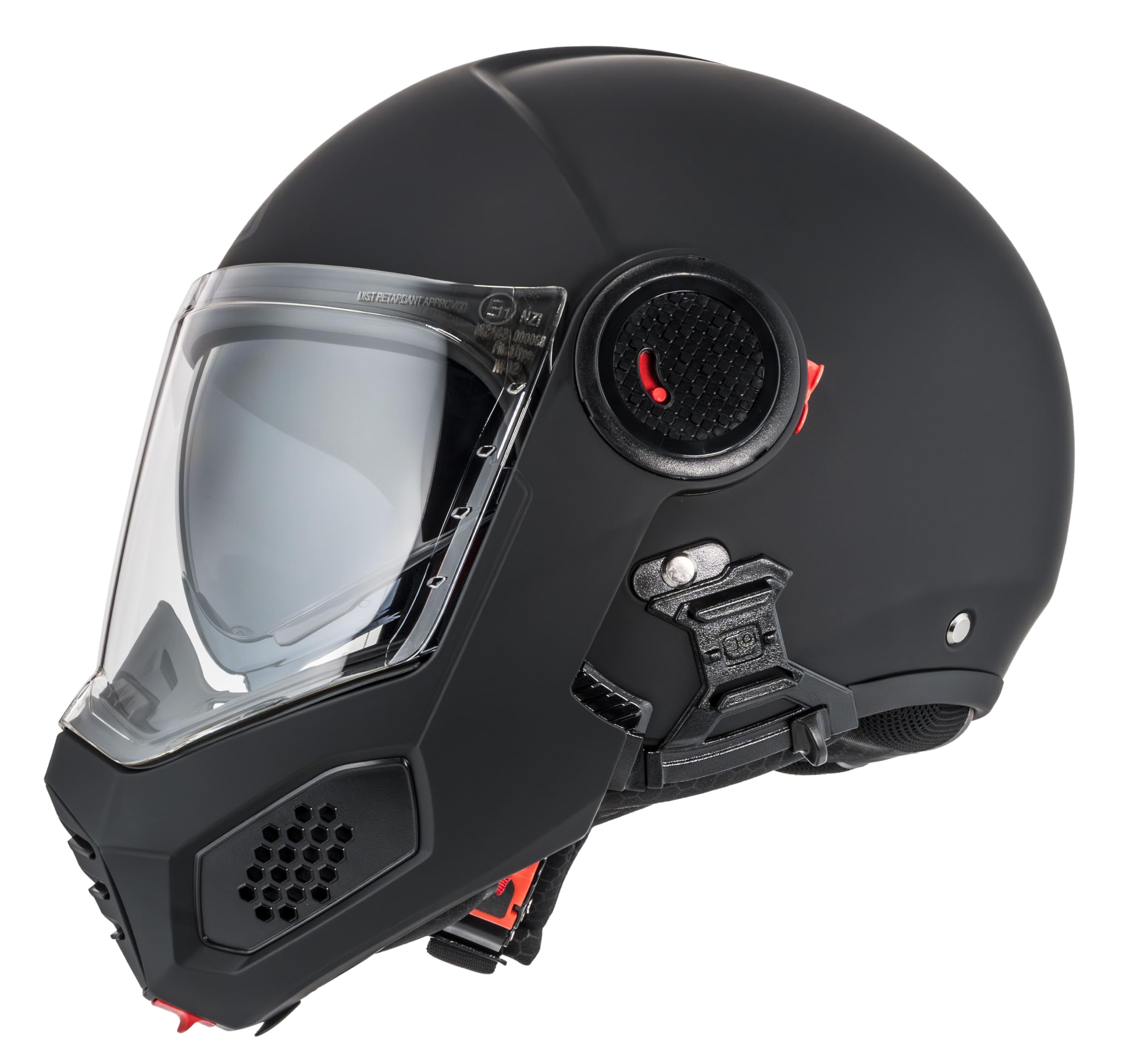 Casco de moto NZI MINIMOD DUO negro mate L