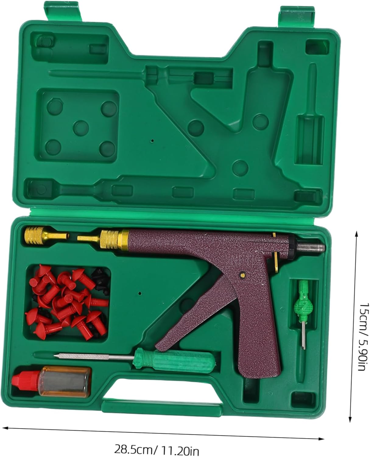 Cabilock Motorcycle Tire Repair Tools Tire Lever Patch Fix Kit for Bikes Motorcycles Compact Easy to Use