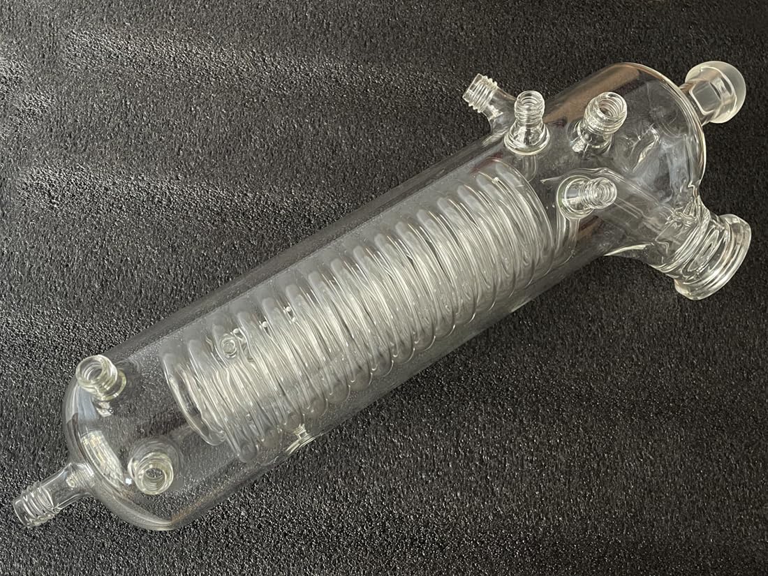Lab Rotary Evaporator Glass Condenser Vertical for Heidolph Upper Joint GL18