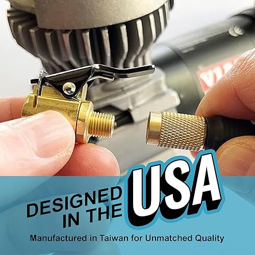 Miniatura 3 de Chuck Mates - Accesorio de conexión rápida prémium para infladores de neumáticos de tipo abierto (paquete de 1)