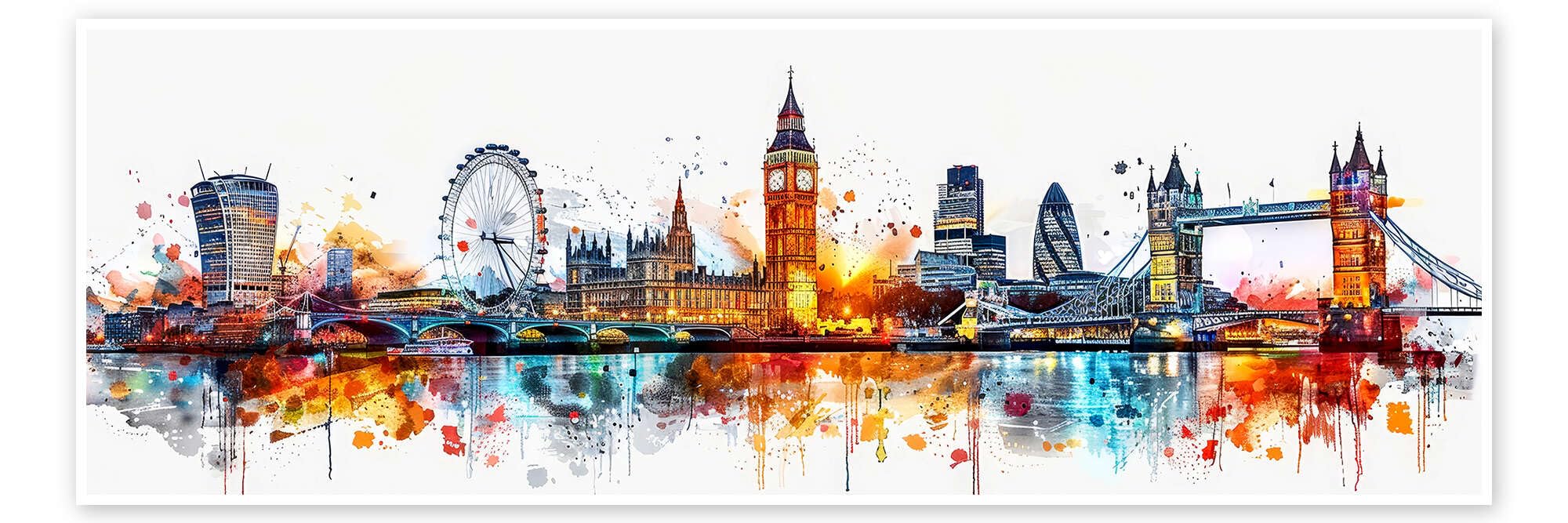London Skyline Plakat