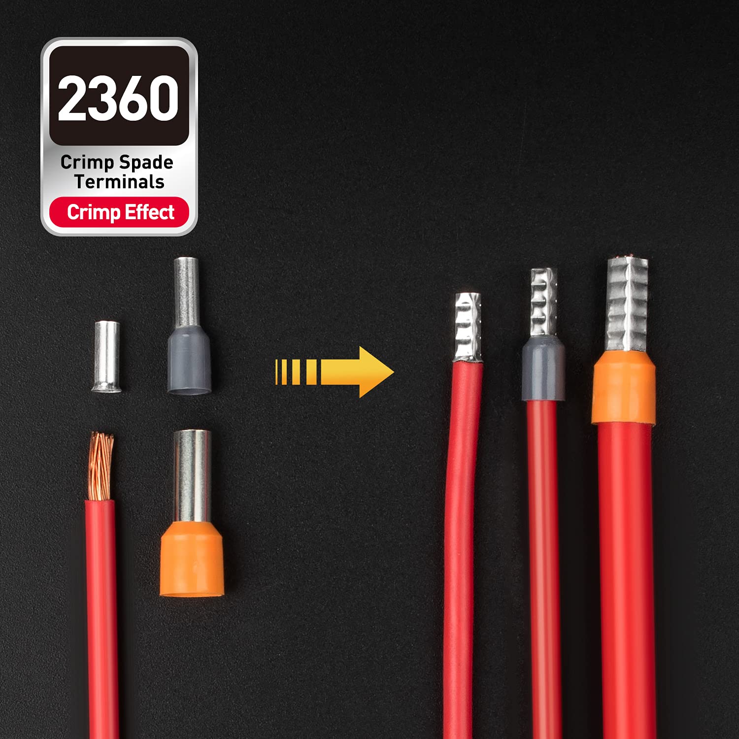 Buy SOMELINE Crimping Tool Set,Ferrules Crimper Plier 0.2510mm²,with