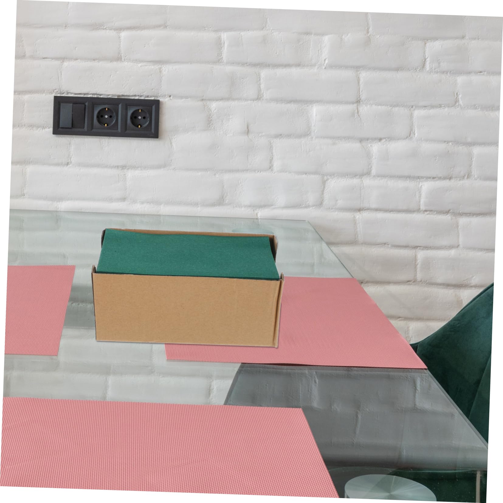 MAGICLULU 2 Set Tovaglioli Usa E Getta Verdi Confezione Tovaglioli Decorativi Assorbenti Per Matrimoni Ristoranti E 50 Pezzi*2