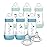 MAM 9oz Easy Start Anti-Colic Baby Bottles, Medium Flow with 2X Bonus Nipples (Fast and Extra Fast Flow), Reduces Colic, Gas, & Reflux, Easy-to-Clean, BPA-Free, 2 Plus Months