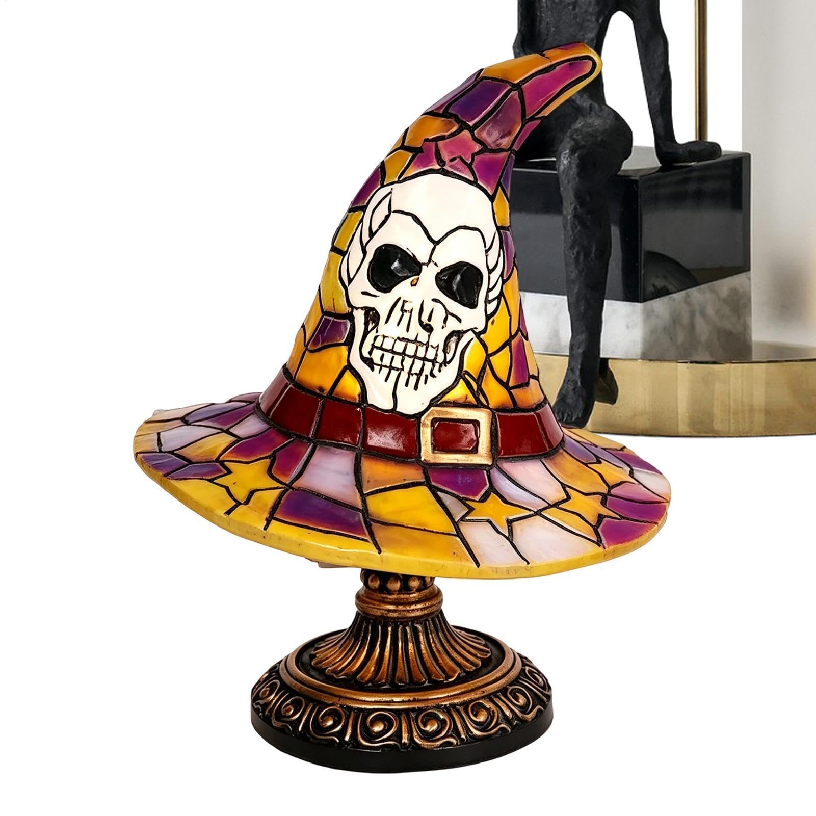 Lampada di Halloween - Spooky USB Plug-in Scrivania Comodino Luce | Lampada da scrivania per casa, vacanze, libreria, corridoio, comodino, camera da letto, ufficio, mensola