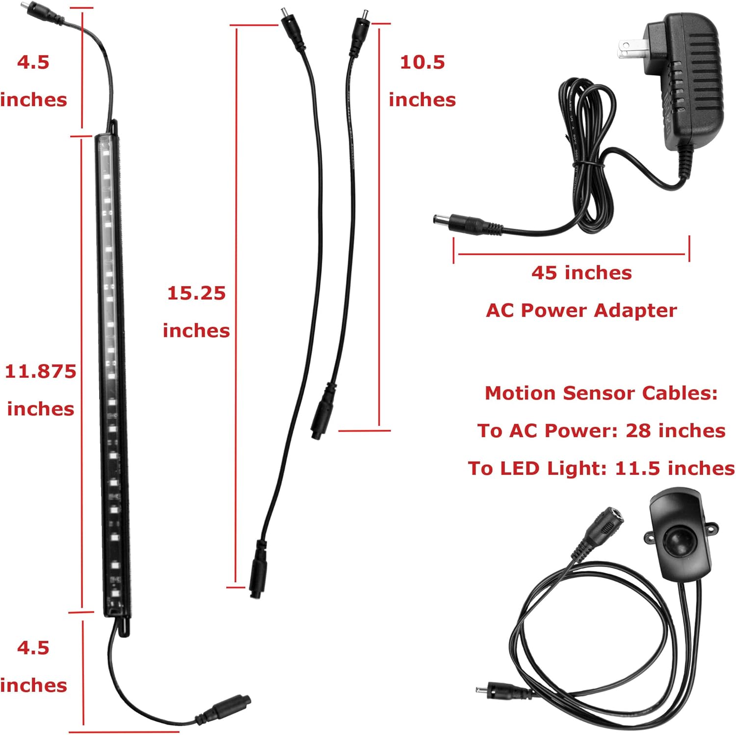 Motion Activated LED Light Kit for Gun Safes