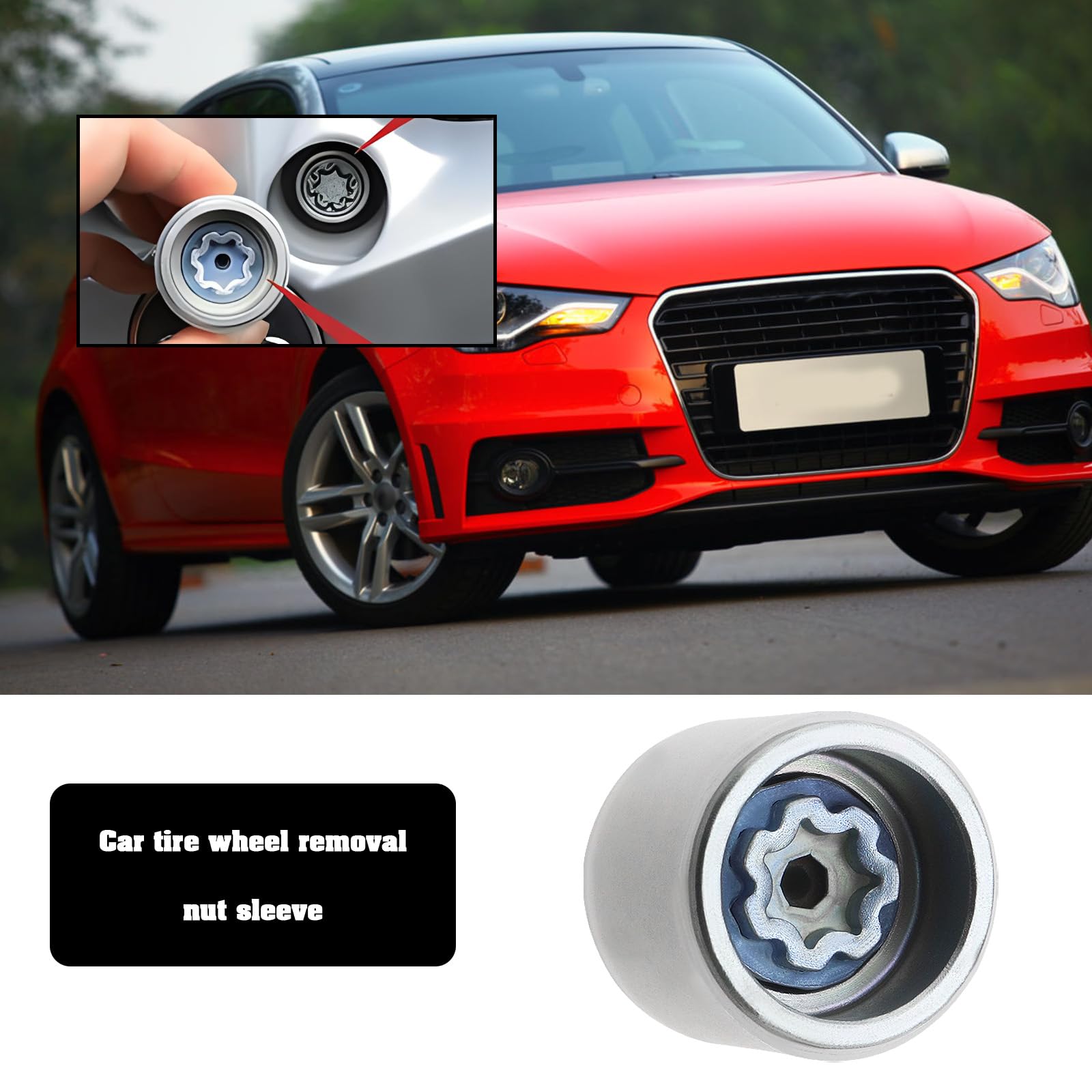 Bullone Ruota Auto Sede Conica 60° Chiave 17 M14X1,25 27mm Zinc.bianca C17F27 - Foto 2