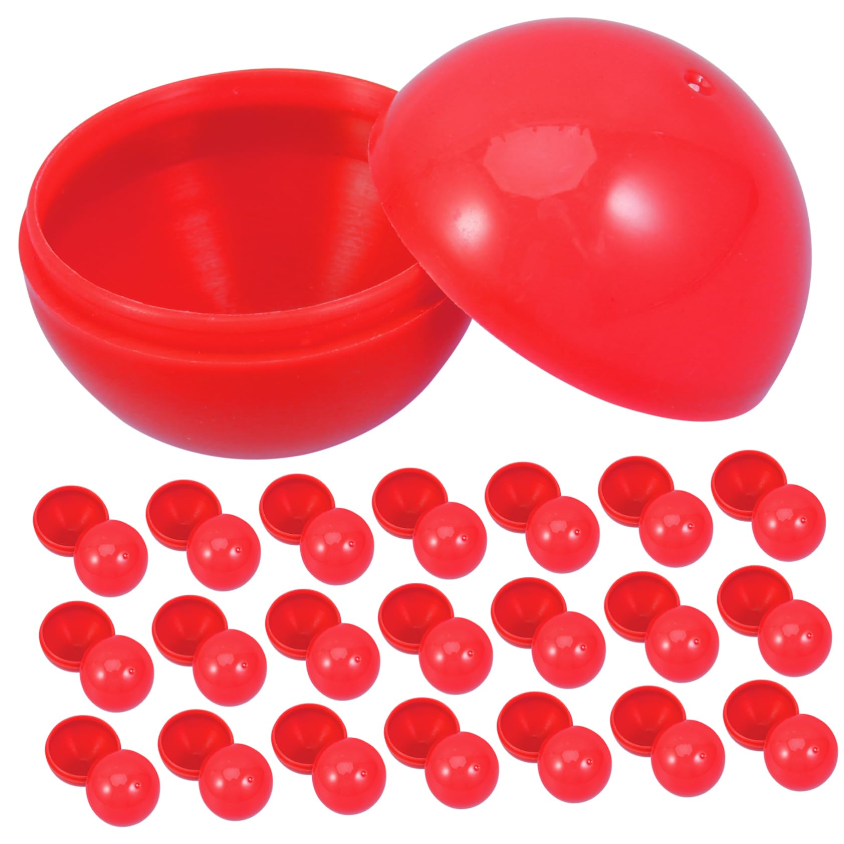 OKUMEYR Plastic Raffle Balls Numbers 50pcs Openable Balls Ideal for Home Party Decorations