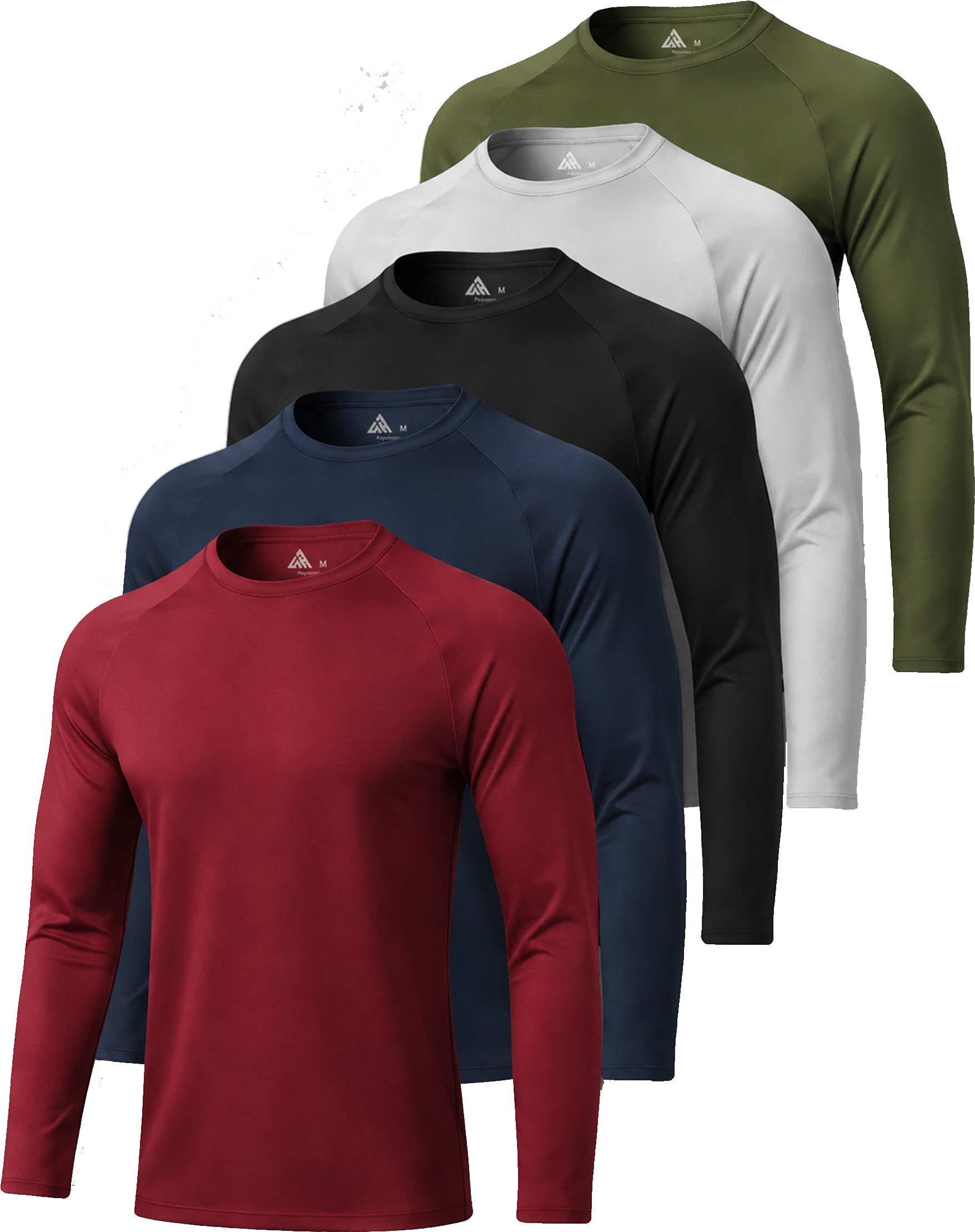 ZITY Long Sleeve Shirts for Men UPF 50+ Moisture Wicking Workout
