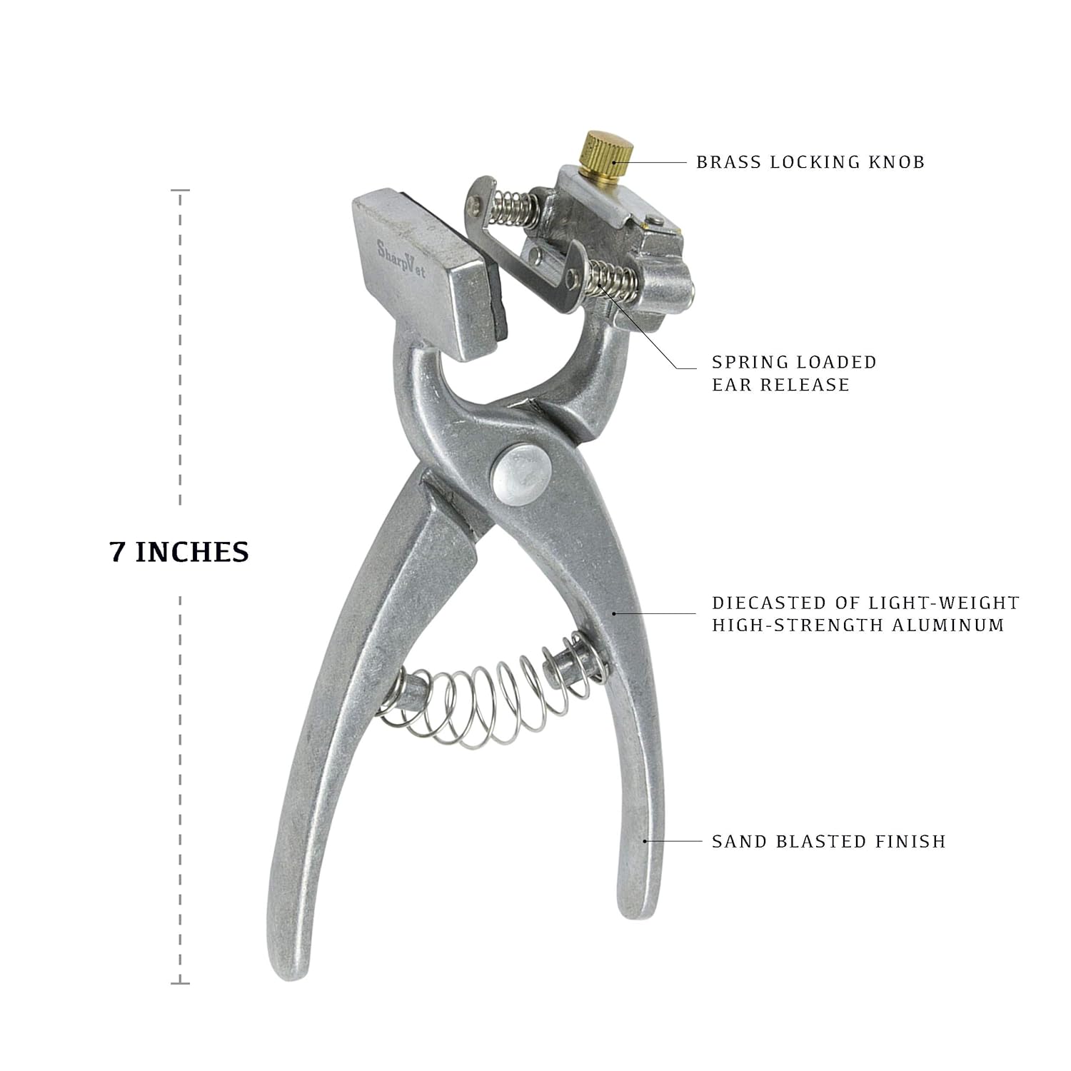 Small Animal Complete Tattooing Kit with 0-9 & A-Z, Nitrile gloves, and Ink for Identification of Sheep, Pigs, Goats, Rabbits, and Other Livestock