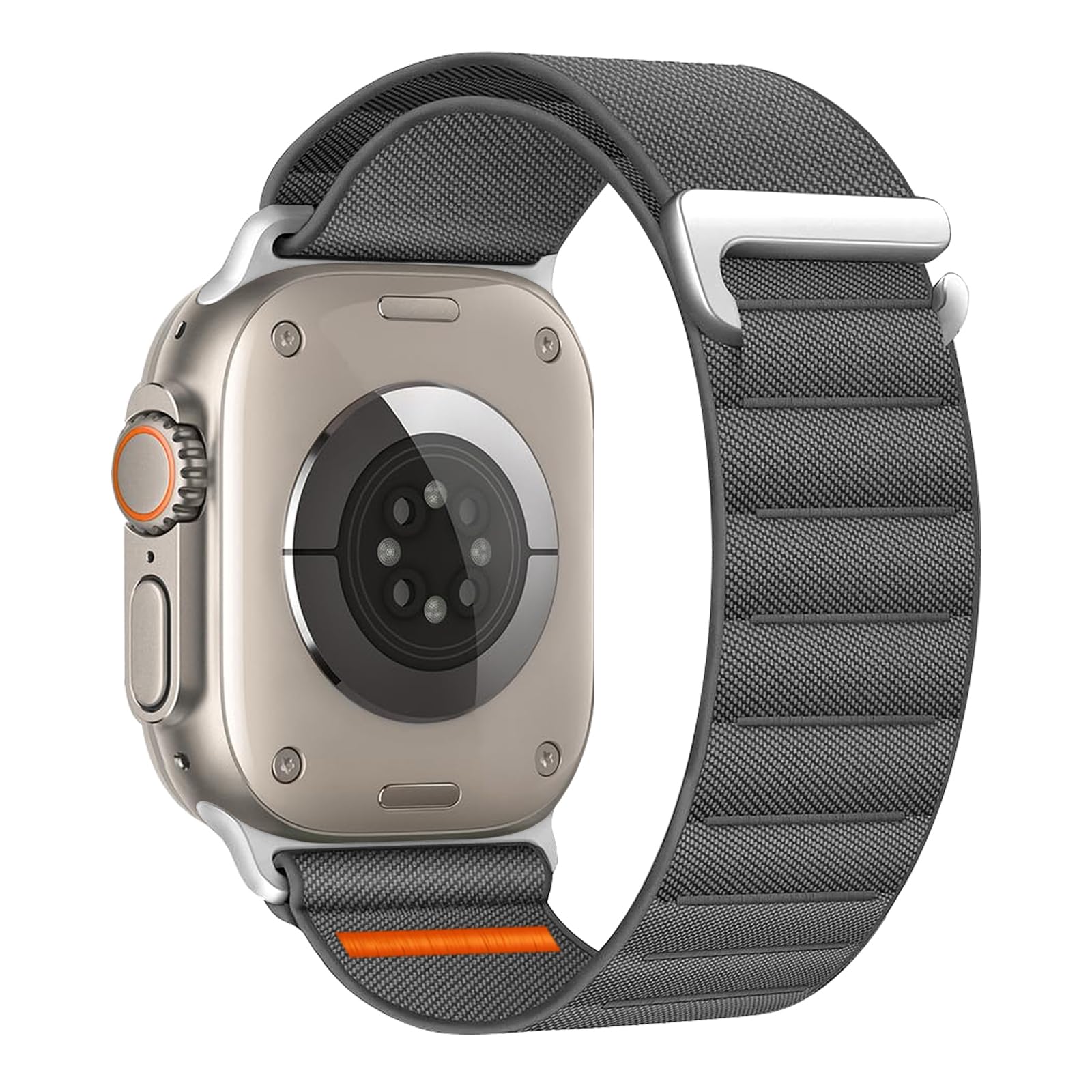 Zspoly Alpine Loop Nylon Armband Kompatibel mit Apple Watch Armband 45mm 44mm 46mm 49mm 42mm 40mm 41mm 38mm, Stoff Sport C-Haken Nylon Band für iWatch Ultra 3 2 SE Series 11 10 9 8 7 6 5 4 3 2 1