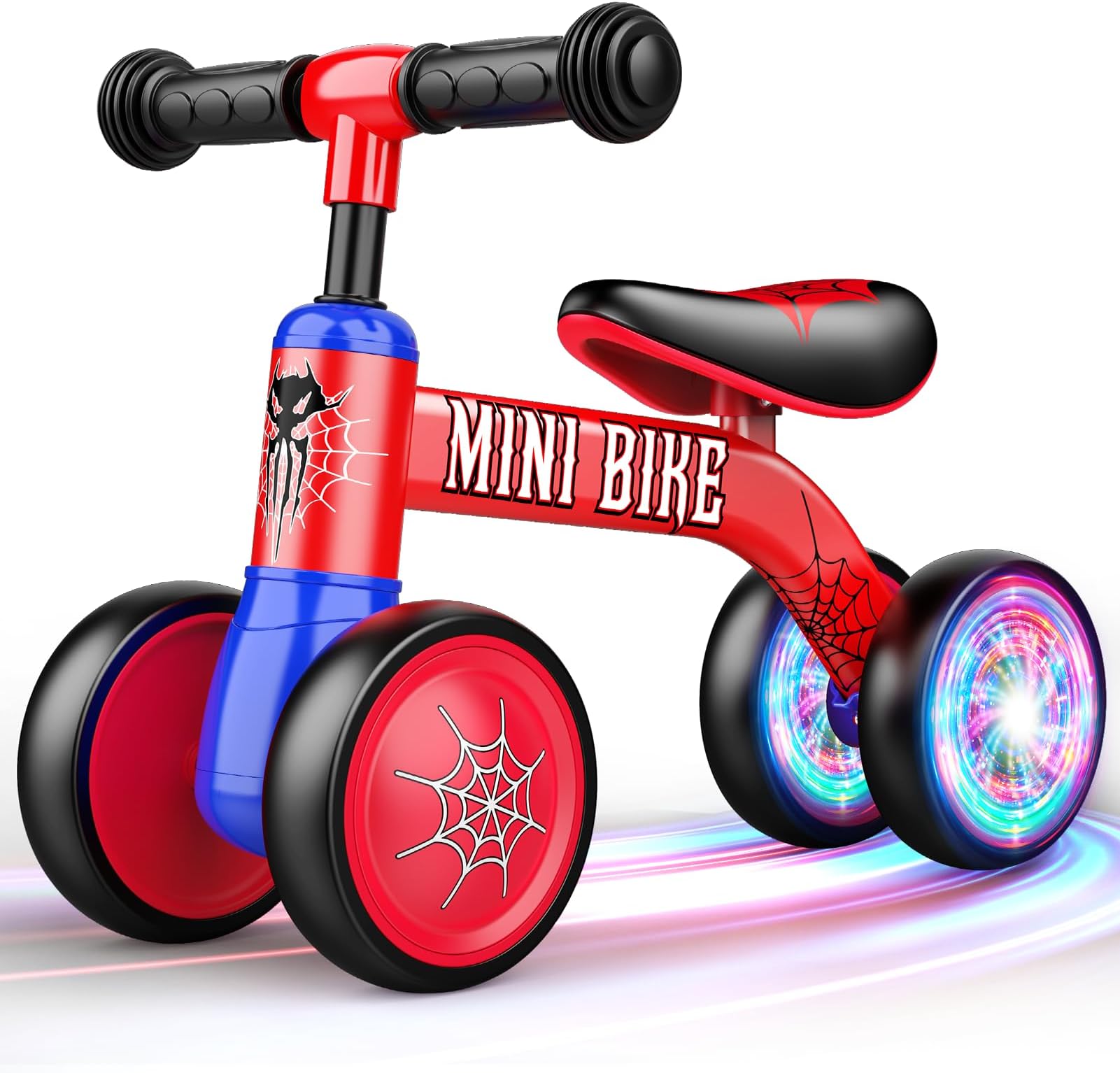 Braxel Baby Balance Bike 1 2 Year Old, 2 Wheels Lighting Ride On Toys for 1 2 Year Old Boys, Baby Bike Toys 1 2 Year Old Girls Boys Gifts, Toddler Toys Birthday Easter Gifts for Kids