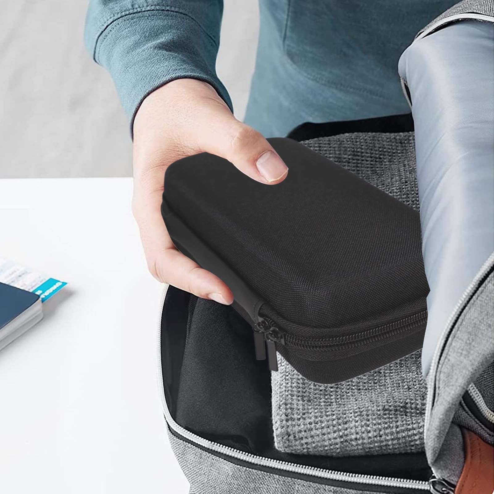 Astuccio Per Clipper | Borsa Accessori Da Barba,Scatola Portatile per Tosatrice da Salone, Bagno, Casa, Viaggio e Campeggio
