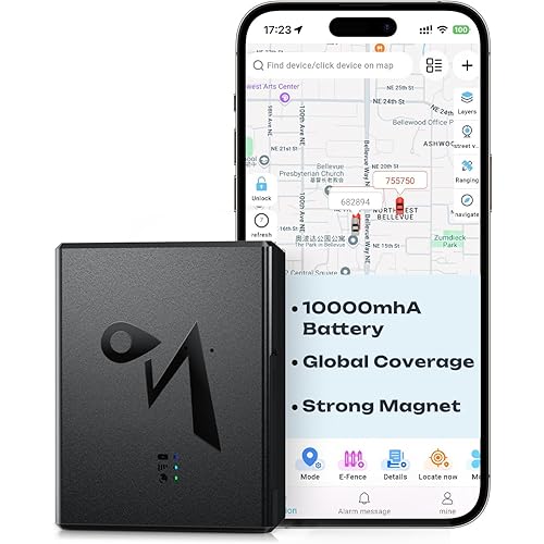 CXK GPS Tracker for Vehicles, Up to 6-Month Battery 4G LTE Car Tracker with Strong Magnetic 90-Day Location History, Global Coverage Real-Time Tracker Device for Vehicles Subscription Needed
