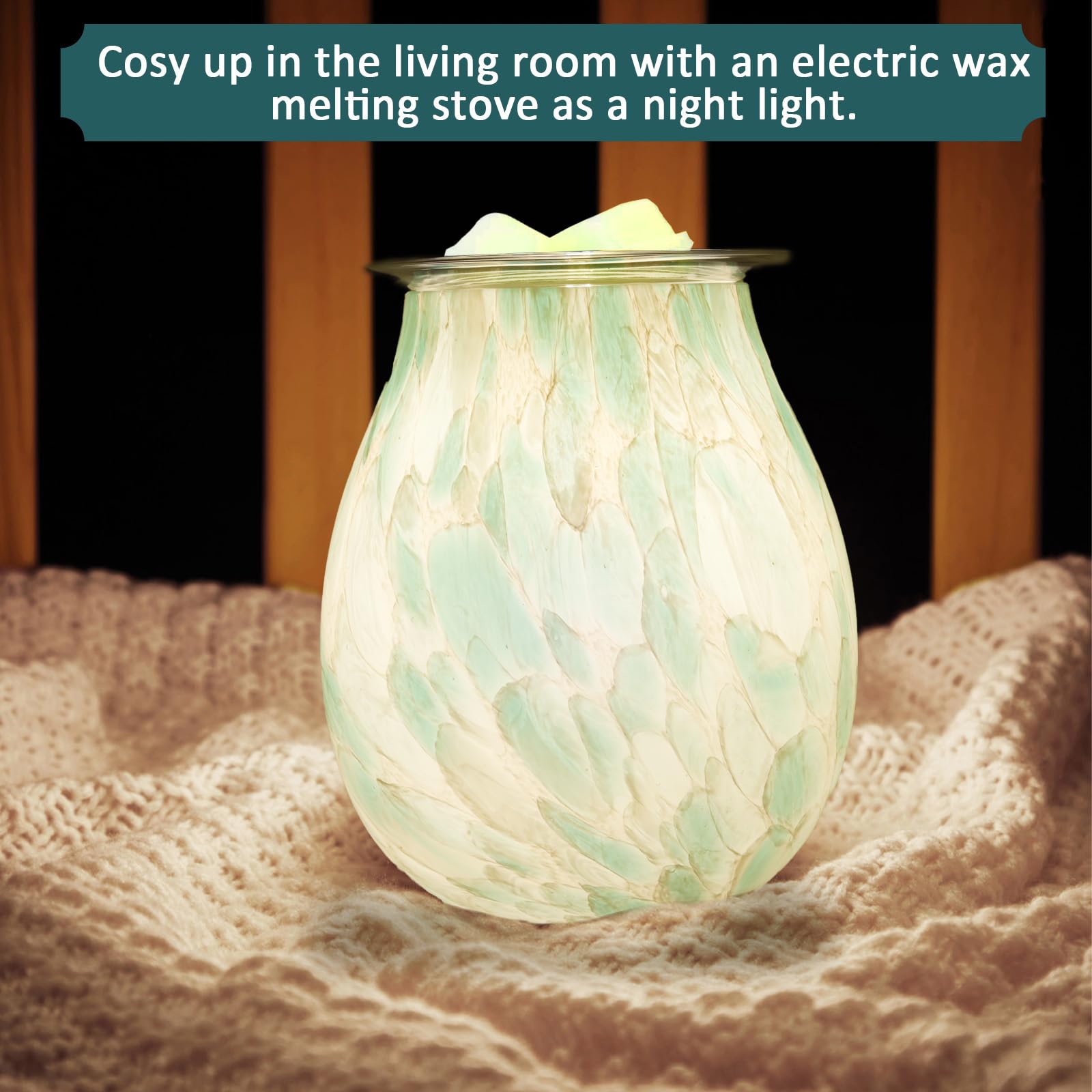 TNSLAND Quemador de cera Scentsy ahorro de energía eléctrica Tealight lámpara de aceite aromático para casa, oficina, dormitorio, regalos