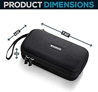 Vista 4 de Carcasa rígida para Andis t-outliner recortador. - Incluye bolsillo de malla para accesorios. De Caseling