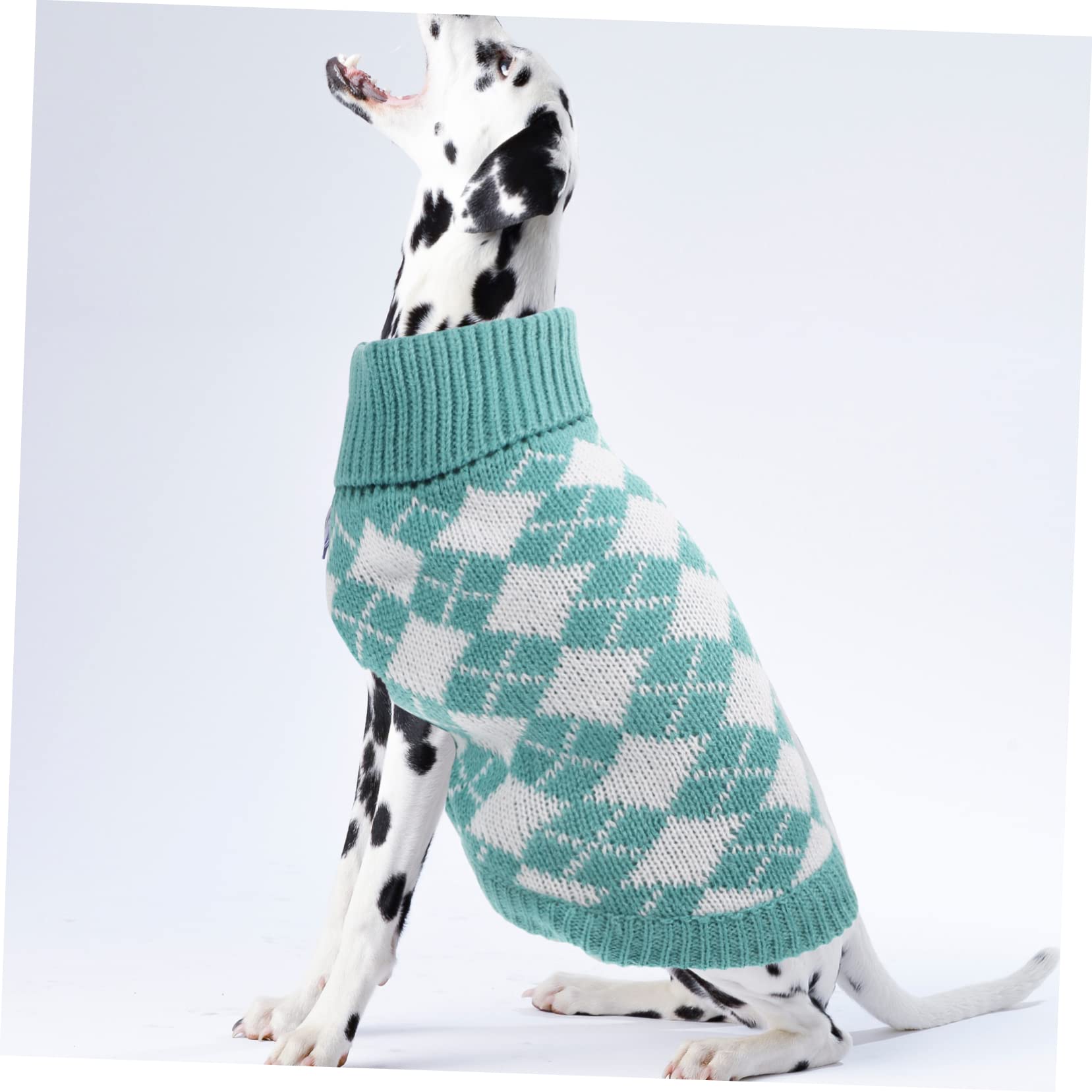 INOOMP 4pièces Pull pour Chien Vêtement Chaud Et Confortable pour Animaux De Compagnie Costume Hiver avec Motif Carreaux pour Chiens De Moyenne Et