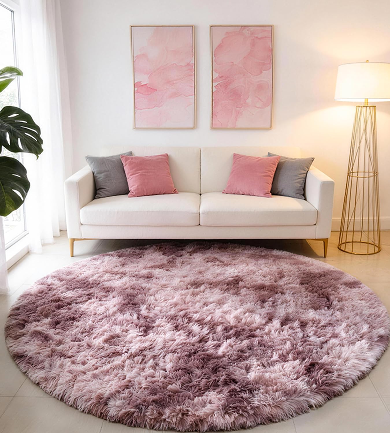 MARATIP Teppich Wohnzimmer Hochflor Schlafzimmer Wohnzimmerteppich