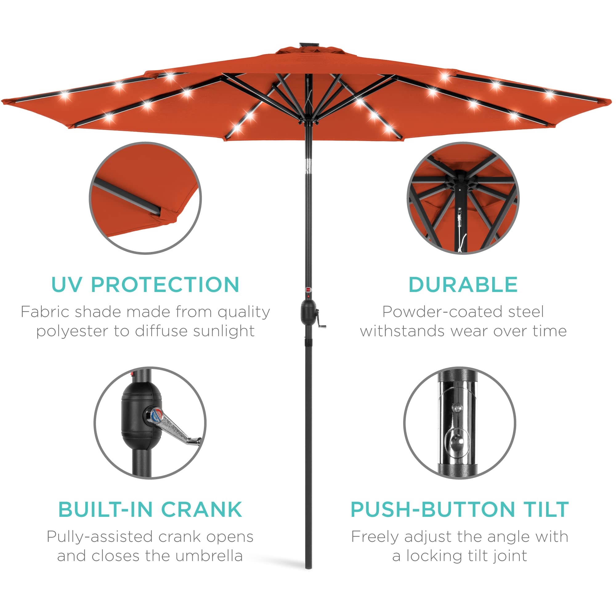 adjustable outdoor patio umbrella PURPLE LEAF 8x8 ft Cantilever Umbrella Left-right Tilting Swivel Square Patio Umbrella Outdoor With 360 Rotation Adjustable Garden With Base, Grey