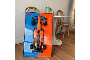 Display Wallboard for Lego 42141 Technic McLaren Formula 1 2022 Replica Race Car