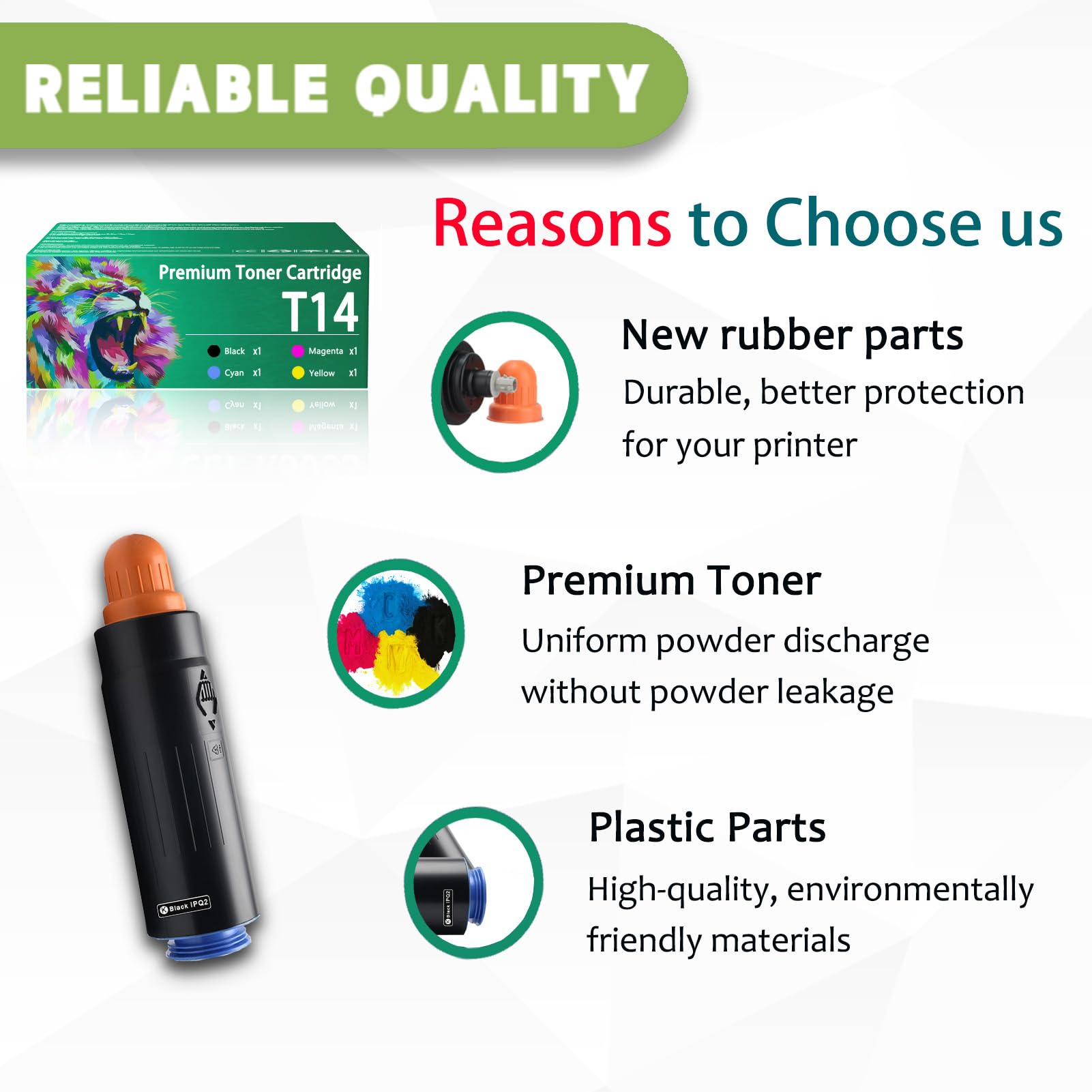 Amazon.com: ERNZAT T14 Toner Cartridge Compatible for Canon T14