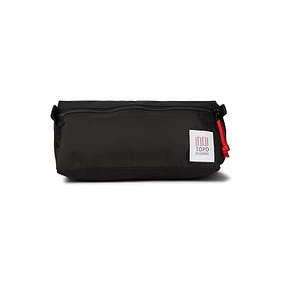 Topo Designs Dopp Kit Toiletries Case Black/Black, Nylon