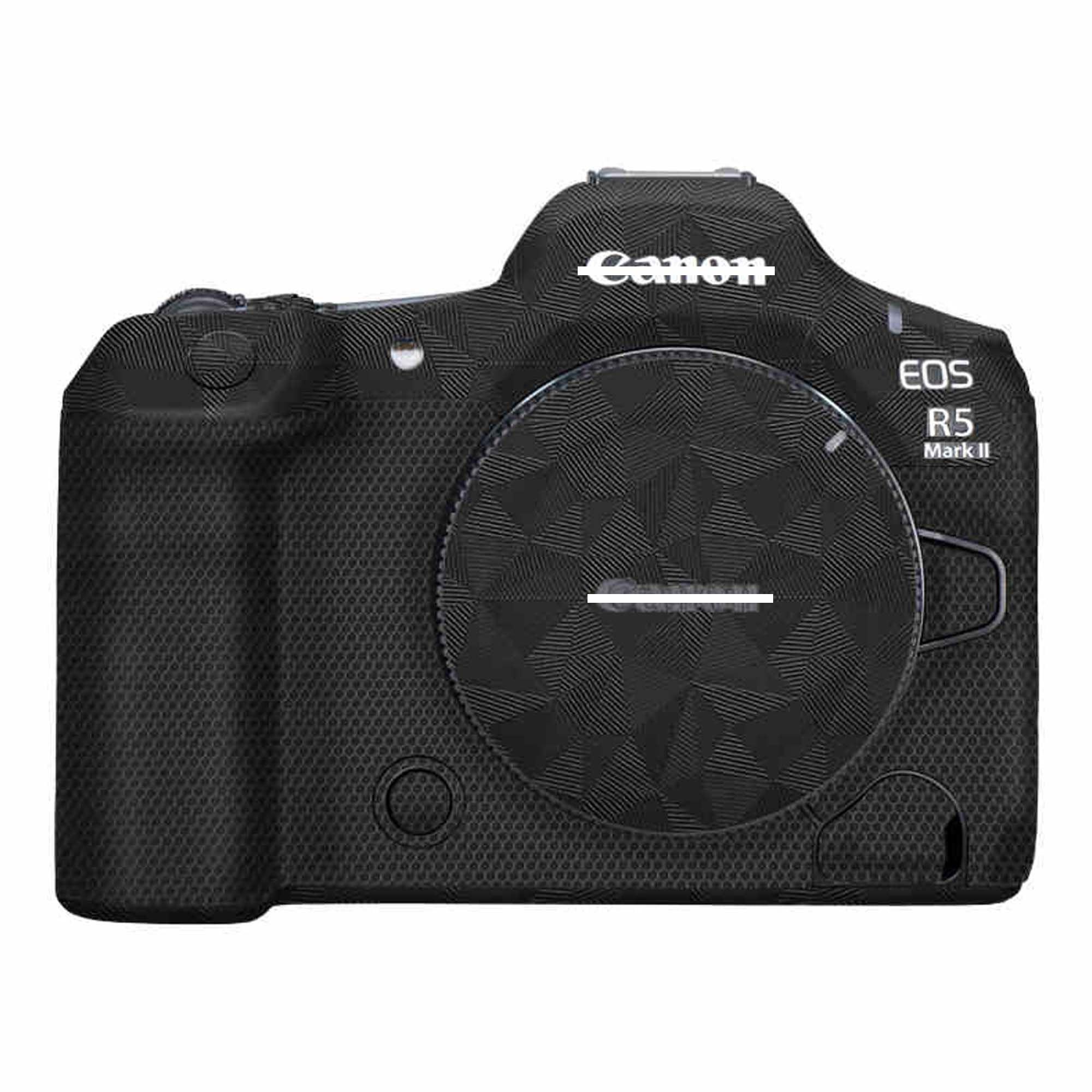 Canon EOS R5 Camera Case - Anti-Slip Silicone Protective Cover Skin (Black)