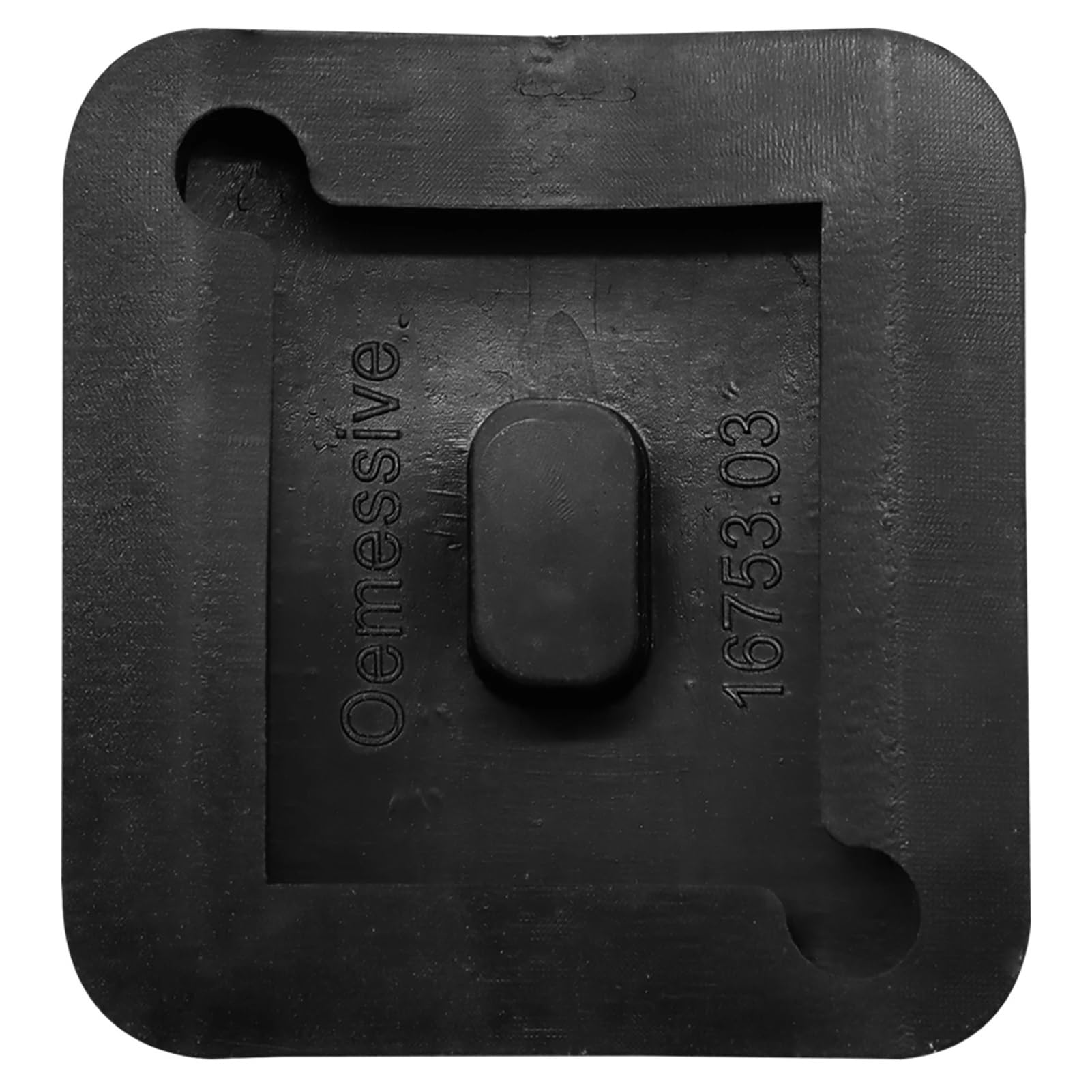 Kit di protezione antiscivolo for pedale frizione e freno in gomma nera for Jeep, Wrangler YJ, TJ, Cherokee, XJ, Ram, cambio manuale 52002750