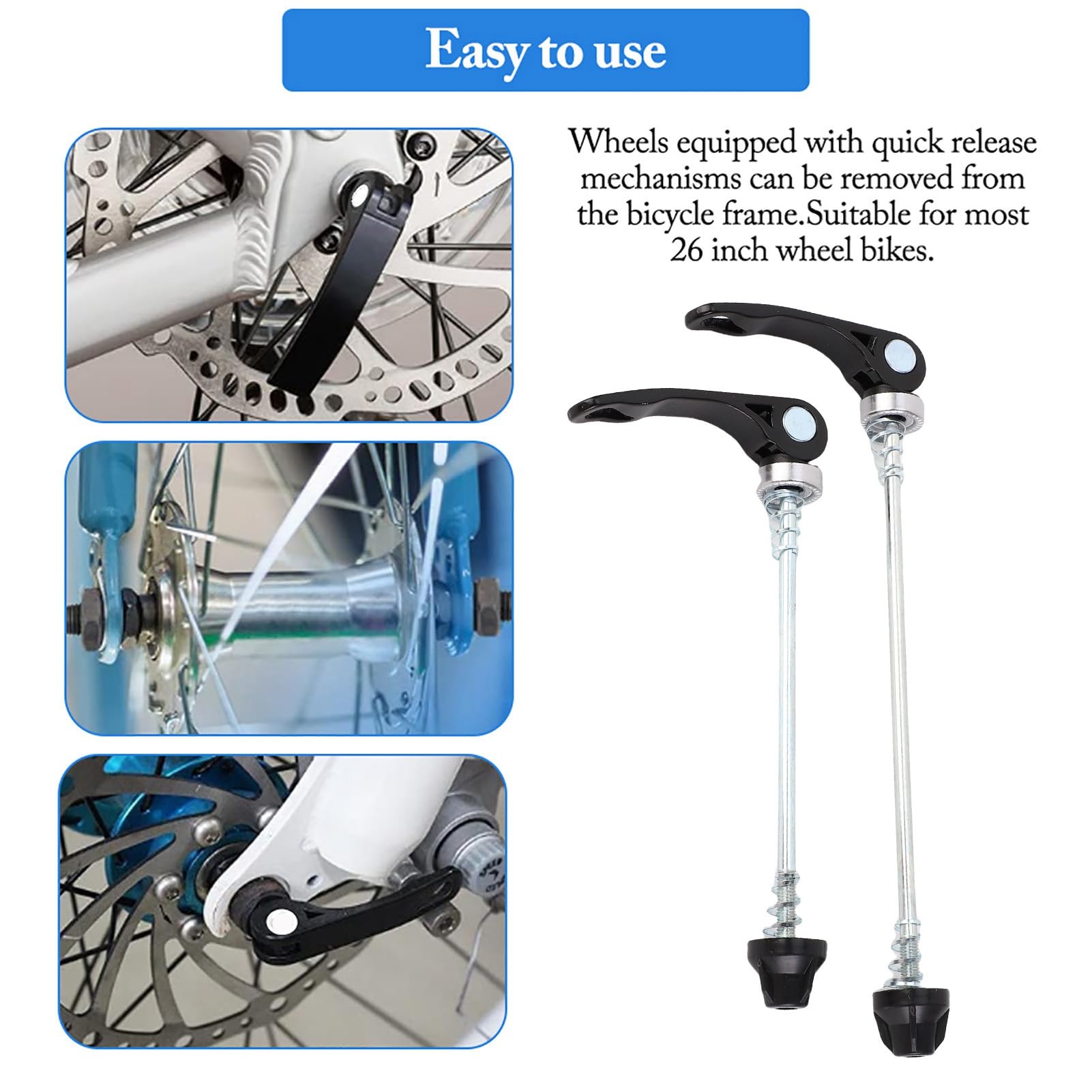 Sganci Rapidi Per Ruote Bici: Set In Lega Leggera E Resistente - Foto 12