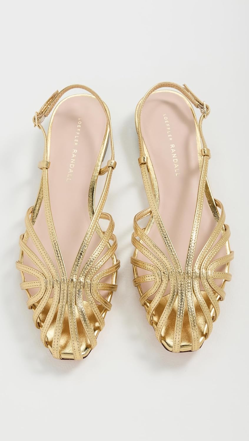 Loeffler Randall Women's Devon Lattice Slingback Sandals - Image 4