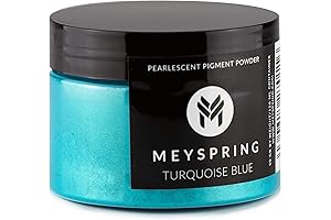 MEYSPRING Turquoise Blue Mica Powder - Color the Ocean One Drop at a Time