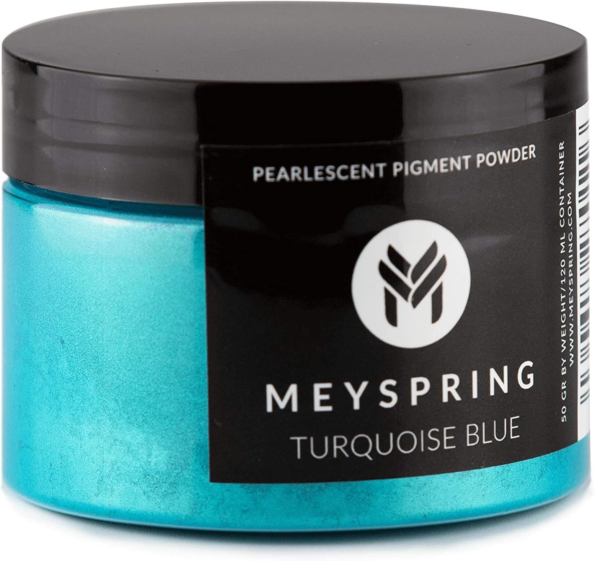 Turquoise Blue Epoxy Resin Color Pigment - 50g - Mica Powder for Epoxy