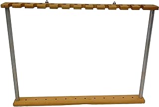 Eisco Labs Buret Rack, Natural Wood, 12 Buret Capacity