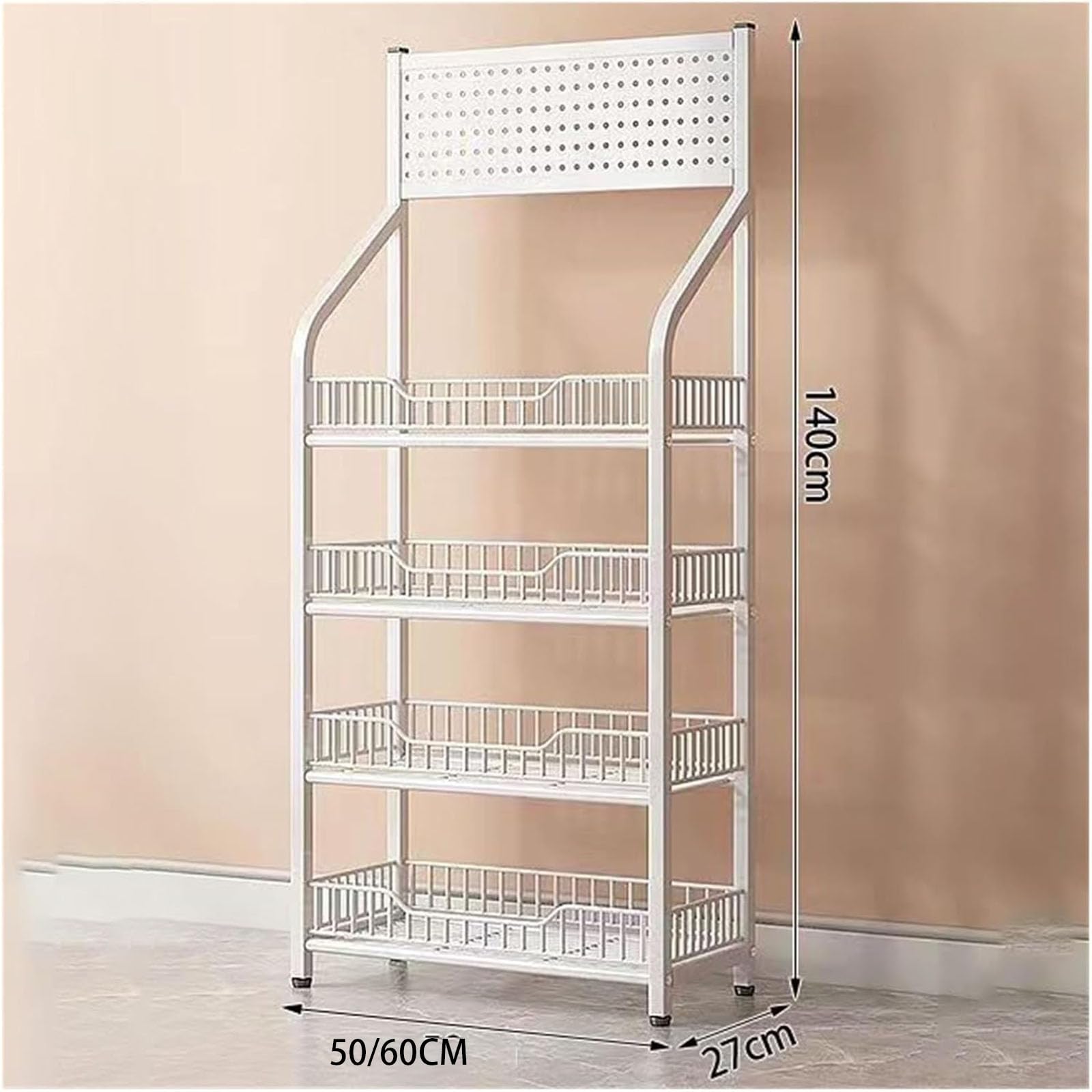 Grande carrello organizer per snack da pavimento per negozi di alimentari espositore per sacchetti di patatine fritte, bevande e pane