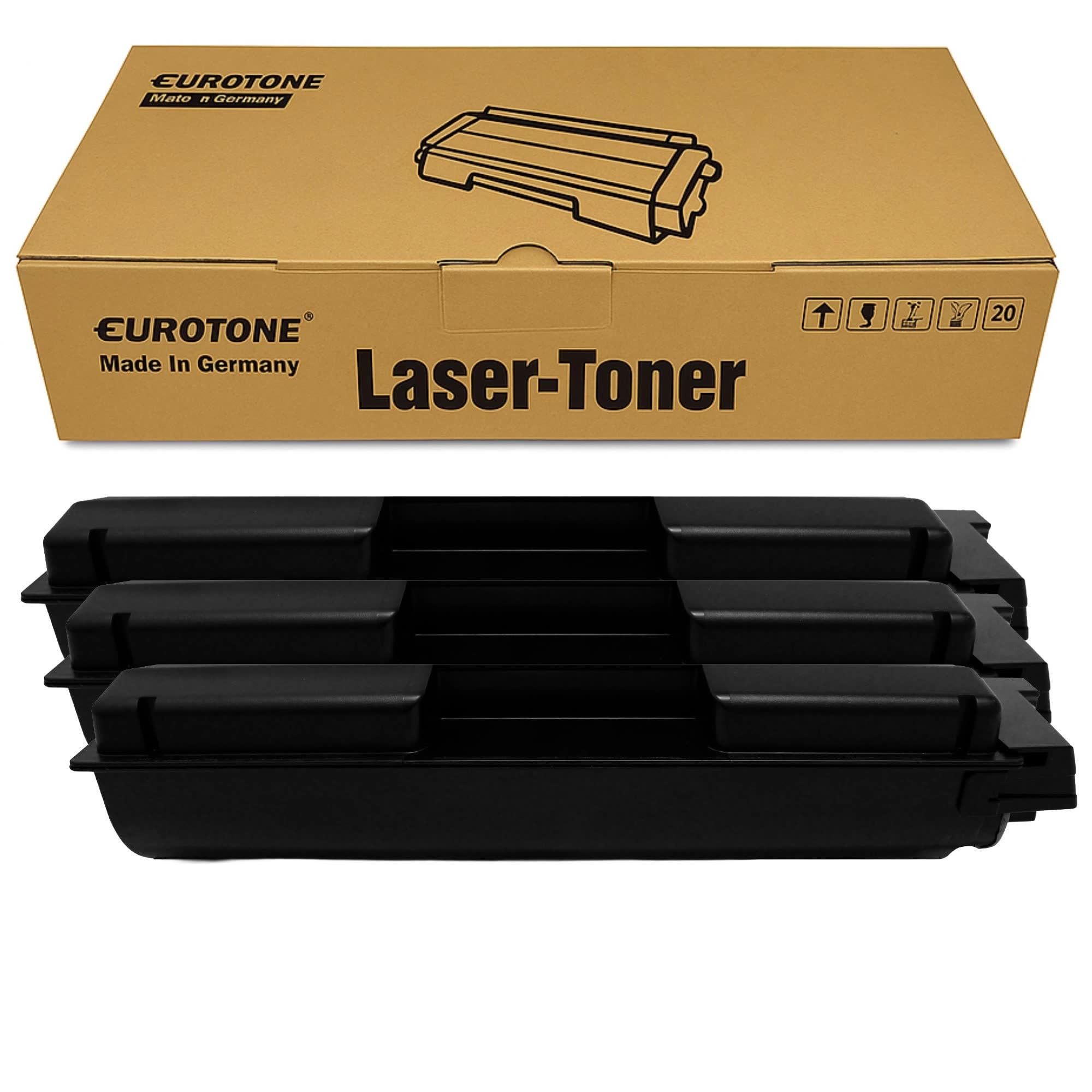 Eurotone 3 x toner kompatybilny z Kyocera FS-C 5150 wie 1T02KT0NL0 czarny kartridże do drukarek