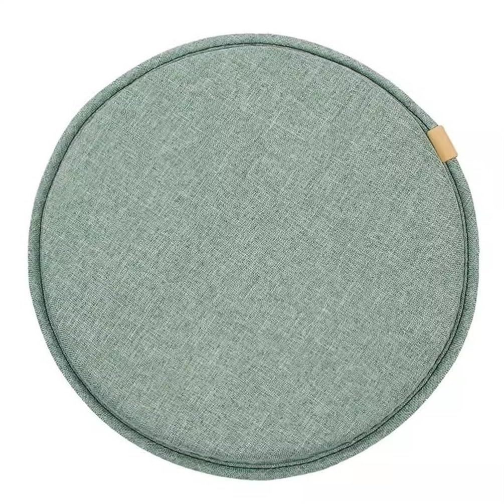 SVFOEBJM Chair Cushions for Dining Chairs 28cm/30cm/33cm/35cm/40cm/45cm Chair Pad Round Stool Cushion Non-Slip Round Seat Cushion with Ties