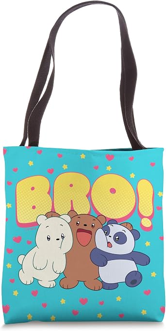 We Baby Bears Bro! Cute Group Hug Tote Bag