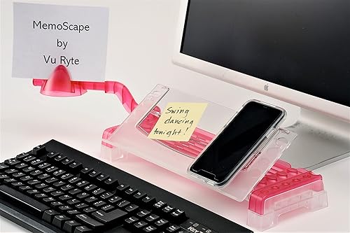 Miniatura 3 de Vu Ryte Memoscape - Soporte ajustable para copias de documentos. Ponte en línea. Mata a tus dragones. Incluye brazo lateral, VUR 4000, rosa marroquí