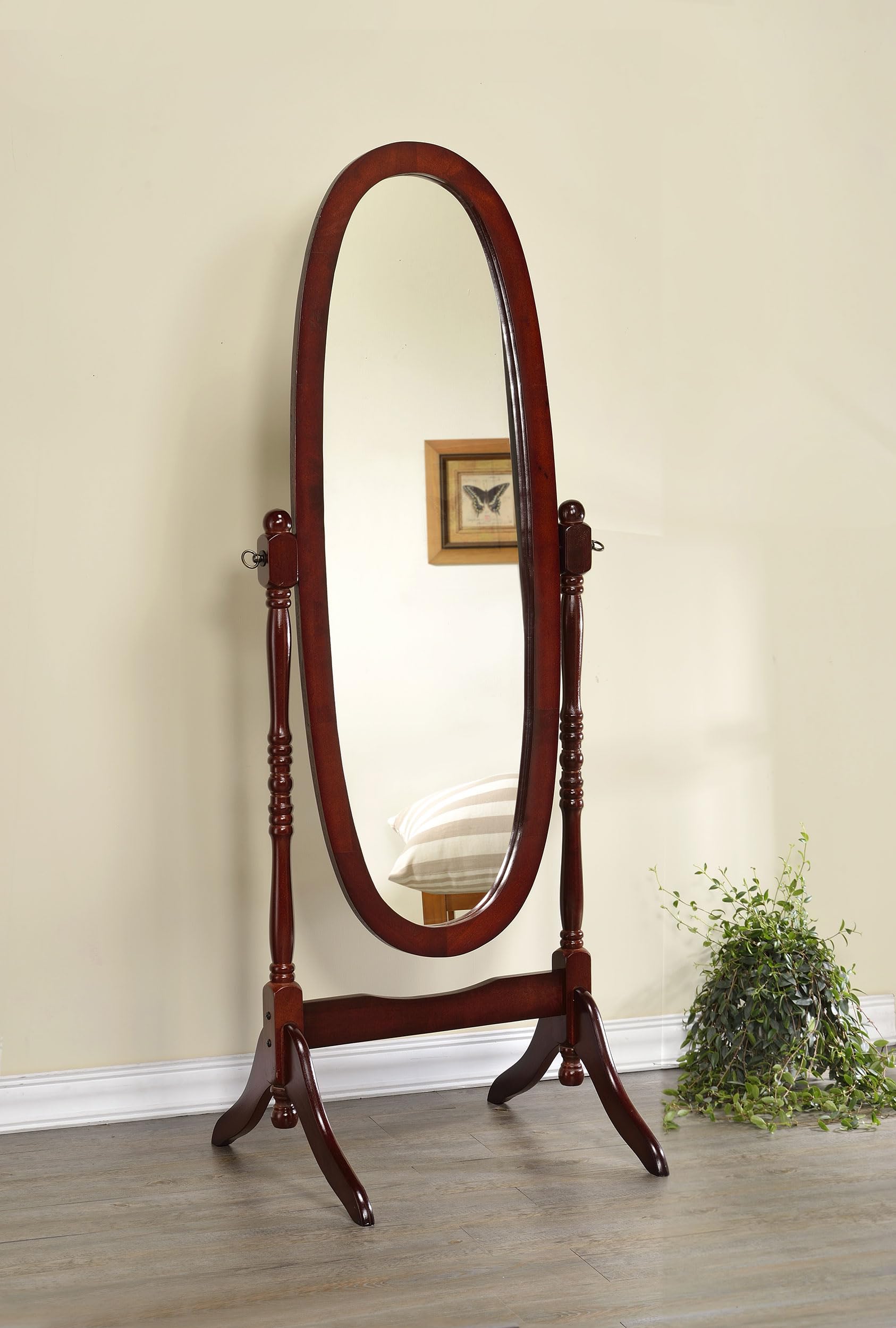 Espresso Mirror Coaster Mirrors Toga 28 X 72 Inch Wood Standing Floor Mirror  Cappuccino 900453 - Wenz Home Beveled Mirror