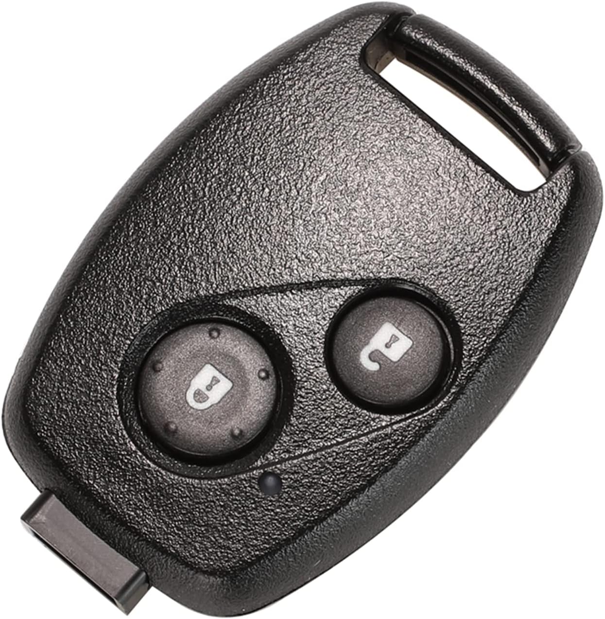 – Honda Key Fob Replacement Compatible with Civic Jazz Crv Insight Accord Fit Frv Remote Car Key Cover Shell, 2 Button Honda Key Fob, Civic Key Case - No Blade